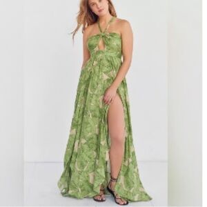 UO Kimchi Blue green leaf print